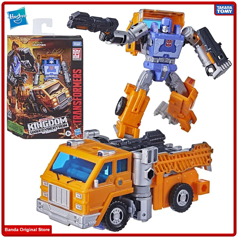 

100% In Stock Original Hasbro Takara Tomy Transformers War for Cybertron Kingdom Deluxe WFC-K16 Huffer F0675 Figures Action Toys