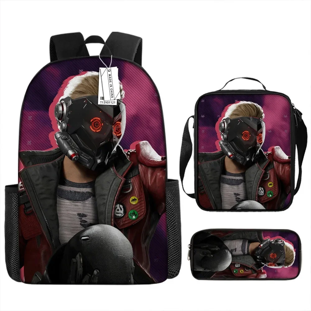 Style 11 + three-piece set (17-inch backpack + shoulder bag + pencil case)