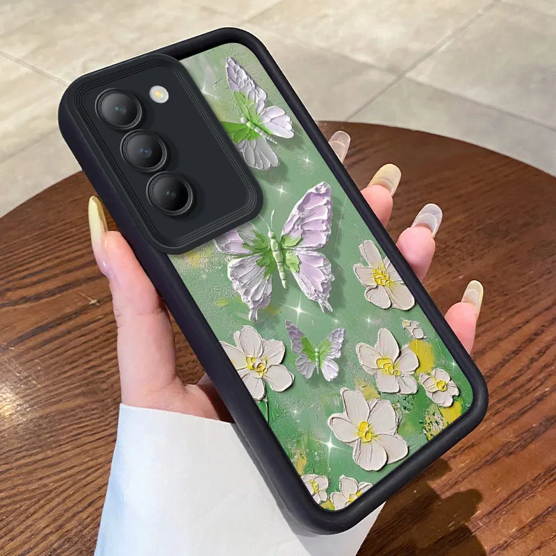 Cute Flower Fashion Shockproof Silicone Protective Phone Case