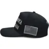 1Pc Black Hat Never Surrender Maga Hat Us Embroidered Adjustable Baseball Hat Black 3
