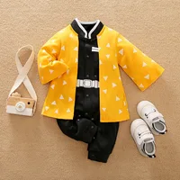 Baby Girl Boy Costume Anime Clothes Newborn Romper Infant Luffy Akatsuki Vegeta Cosplay Jumpsuit Toddler Halloween Costume 0-18M 2