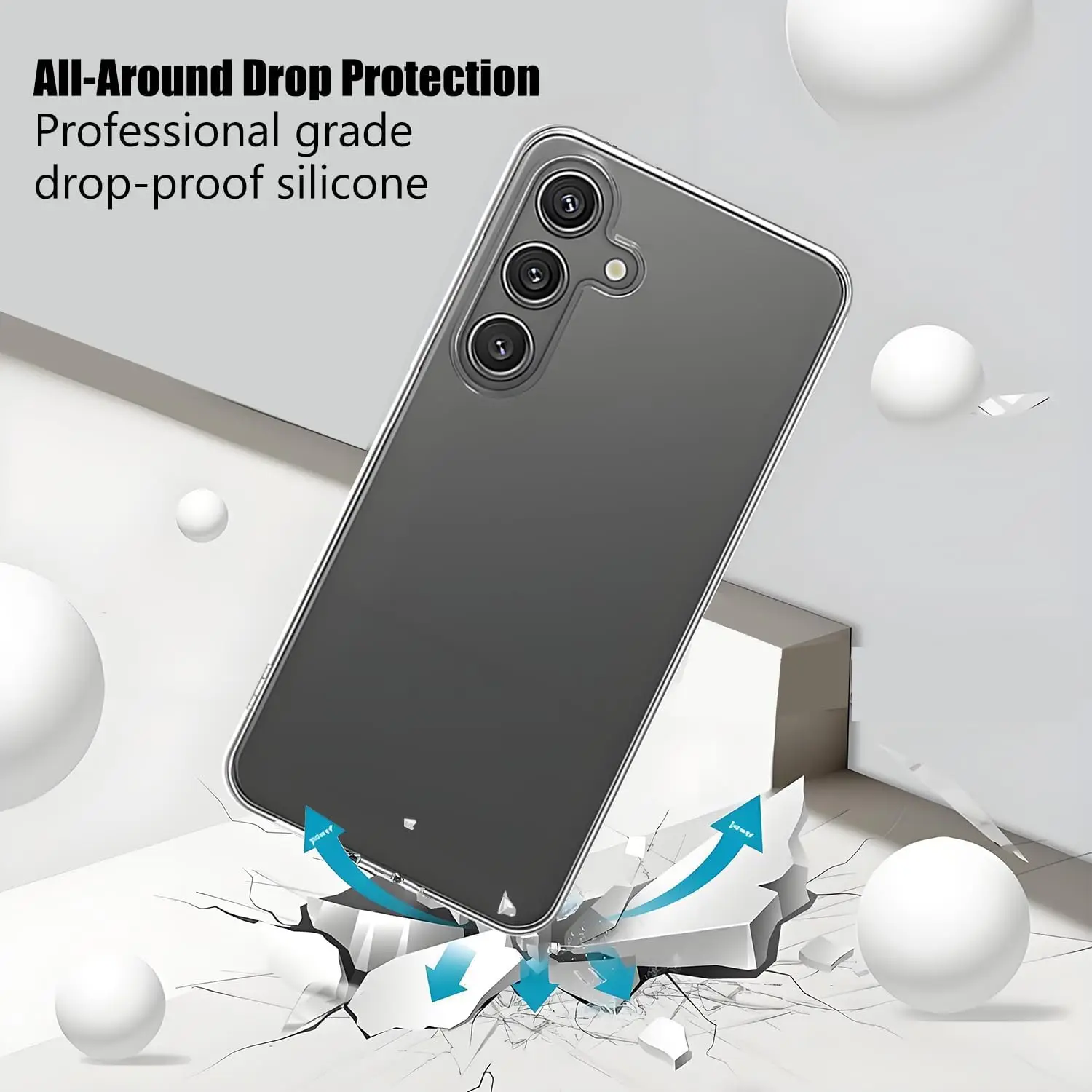 Soft Clear Shockproof Protective Phone Case Cover - Slim Design Accessories
