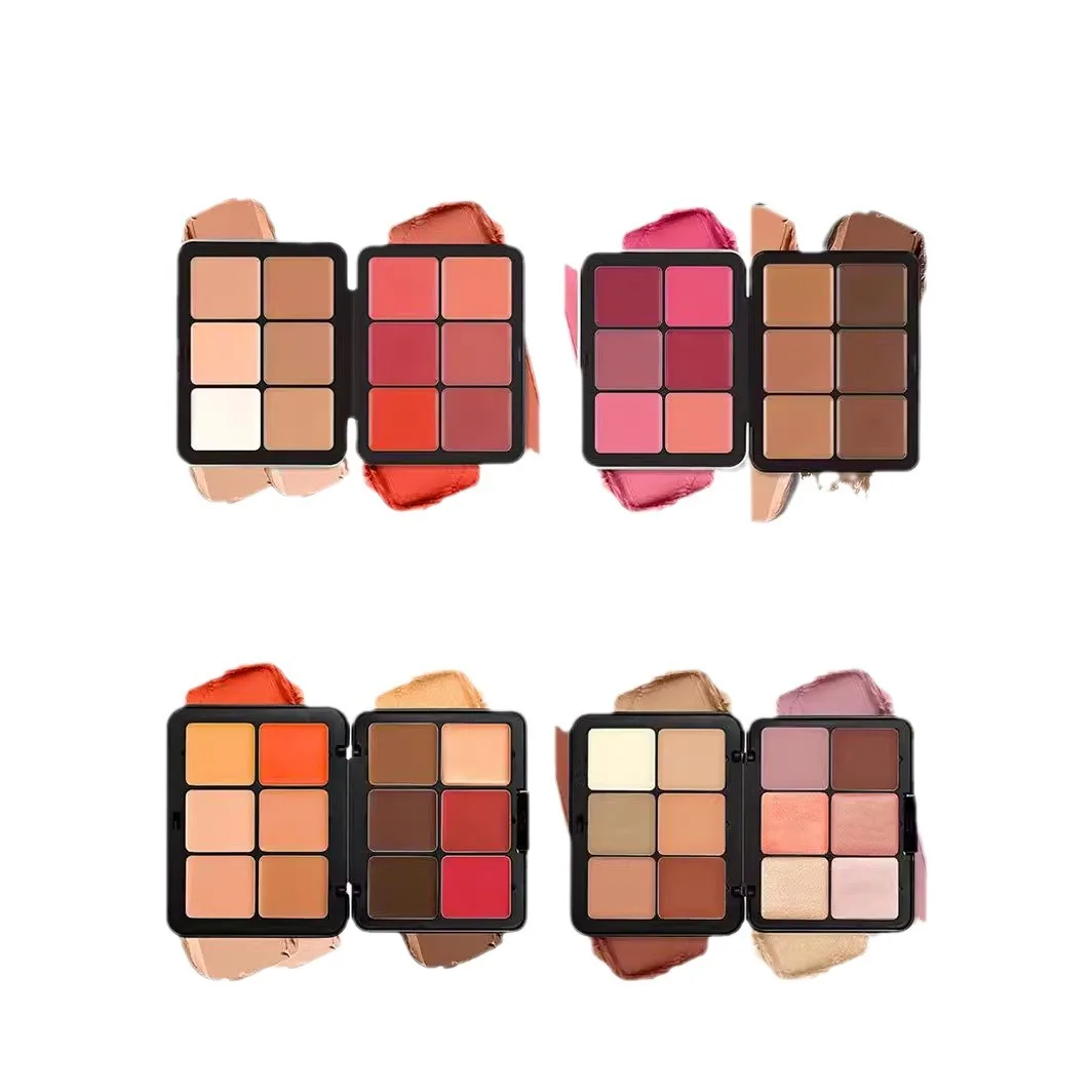Palette Correttore 12 Colori Opachi, Palette Trucco Contorno Fosforescente, Fondotinta in Crema, Trucco Viso per Riparazione, Palette Fard - immagine 6
