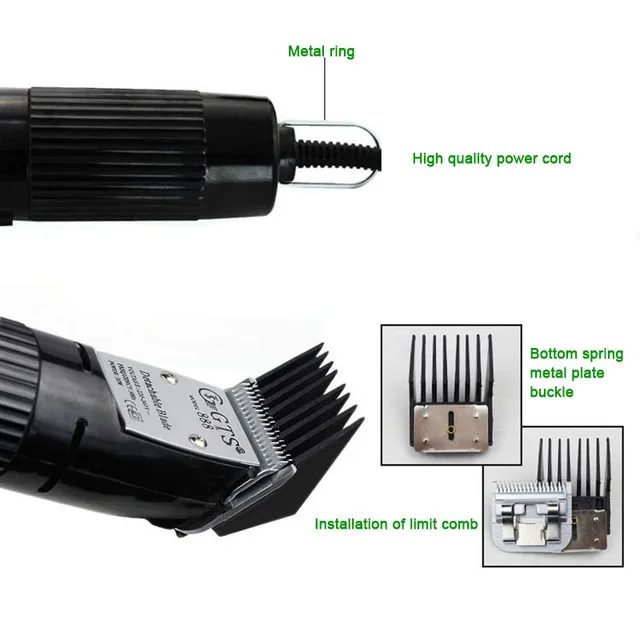 Aparador Elétrico de Pelos de Animais GTS 888 para Pelos Grossos