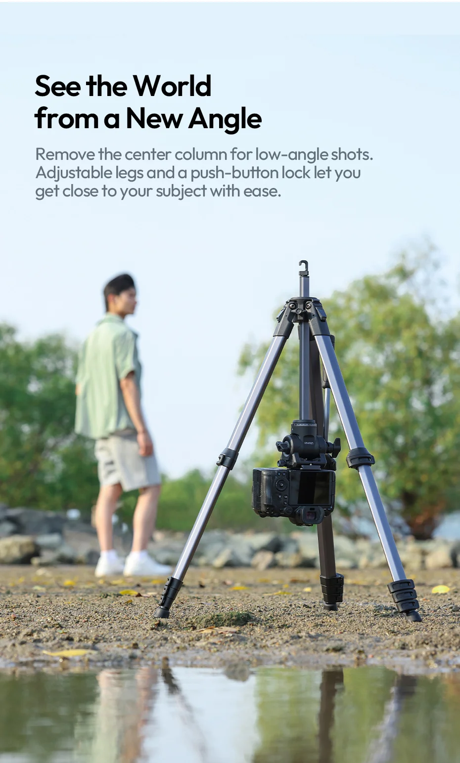 OMBRA VIDEO II 1.57M Travel Tripod with 360° Panoramic Ball Head Arca Quick Rele