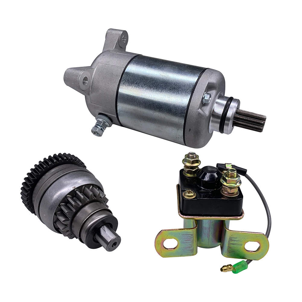 Starter Motor Drive & Relay Solenoid For Polaris Sportsman 500 1996