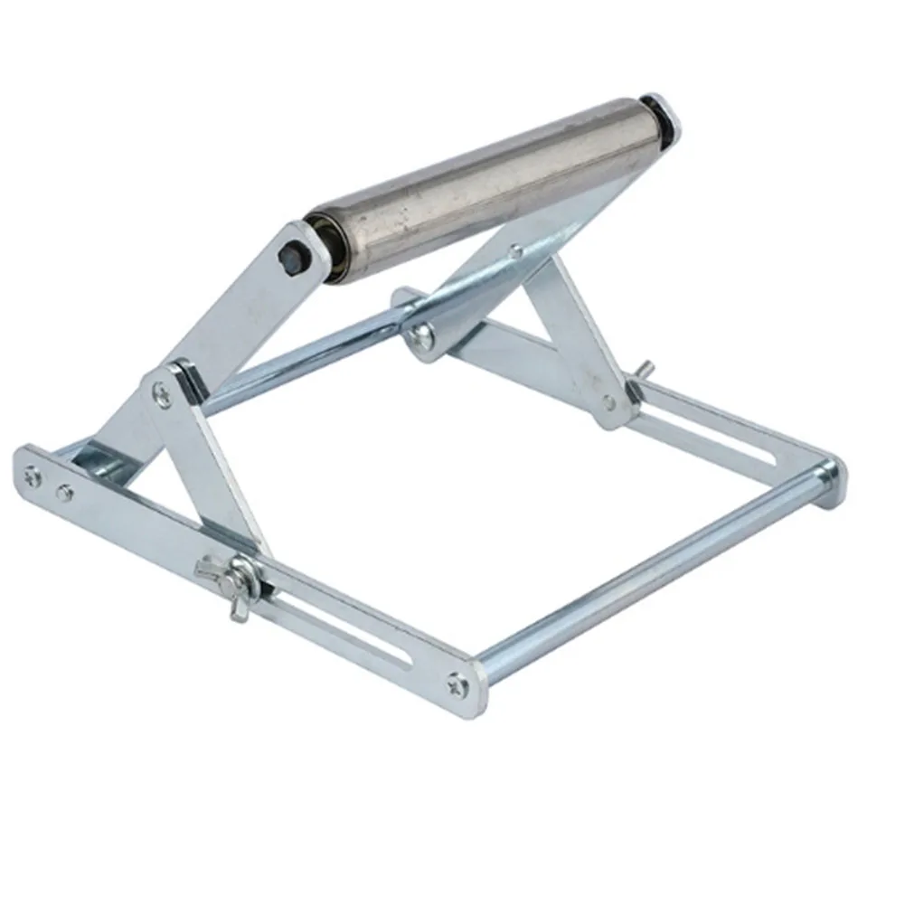 

1pc Material Support Bracket For Cutting Machine Cutting Lift Table Stand Workbench Metal Silver Power Tools Accessories