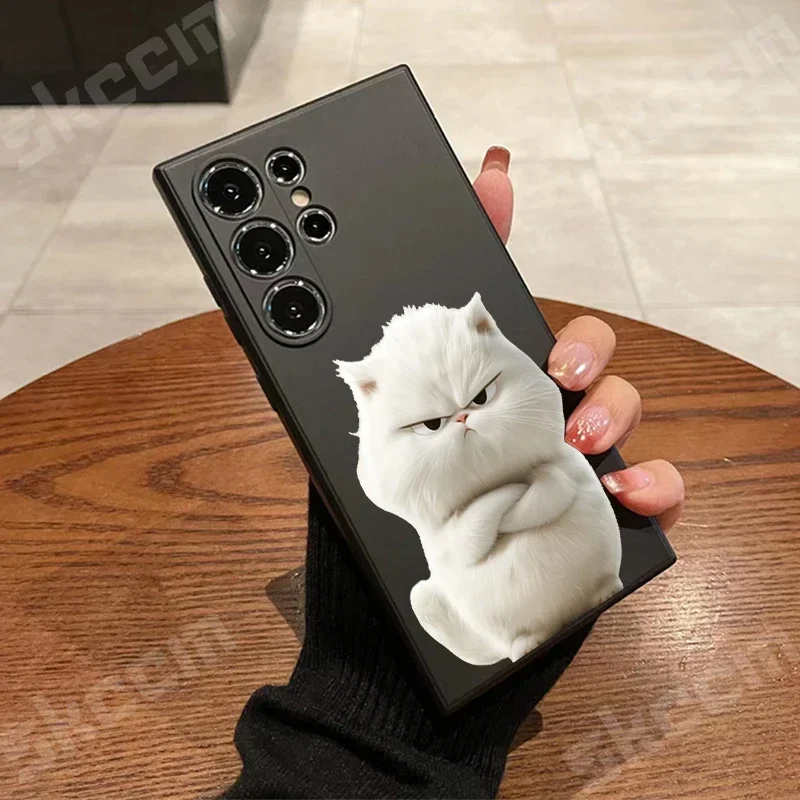 Adorable Cartoon Cat Soft Phone Case Cover