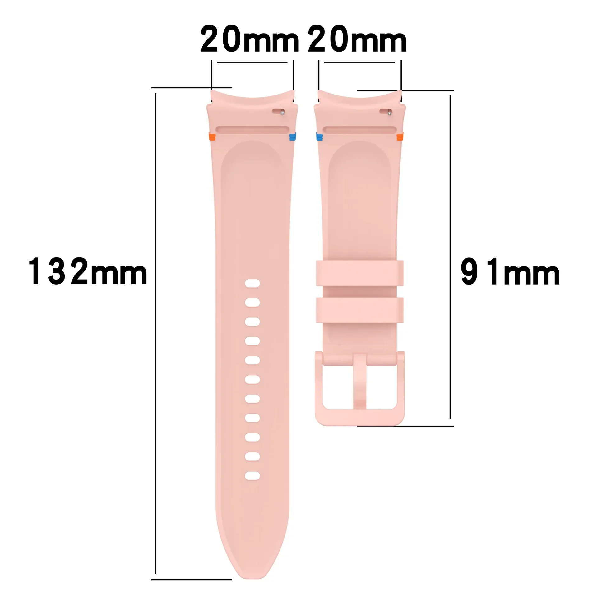 Versatile Sports Silicone Watch Strap - Durable & Stylish Bracelet Belt