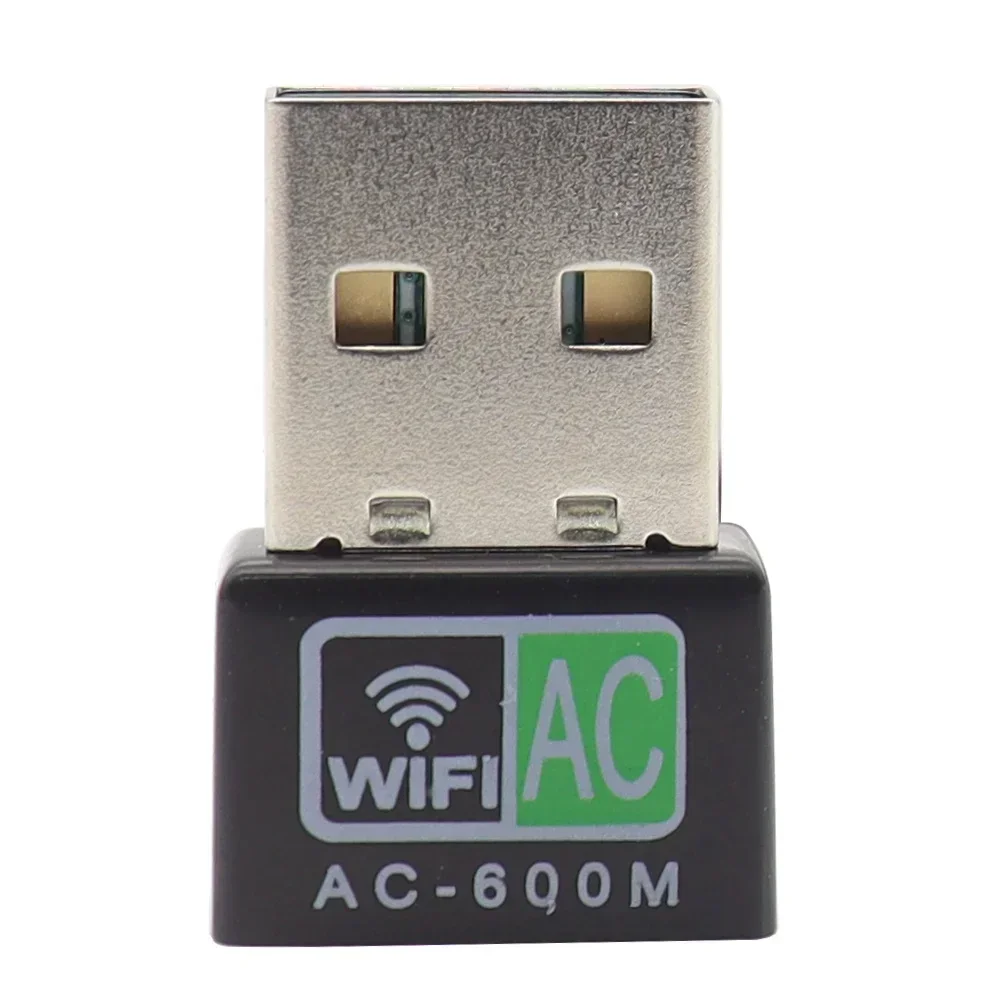 600mbps Wireless Network Card 2.4GHz 5GHz Dual Band USB Wifi Adapter Dongle PC Network