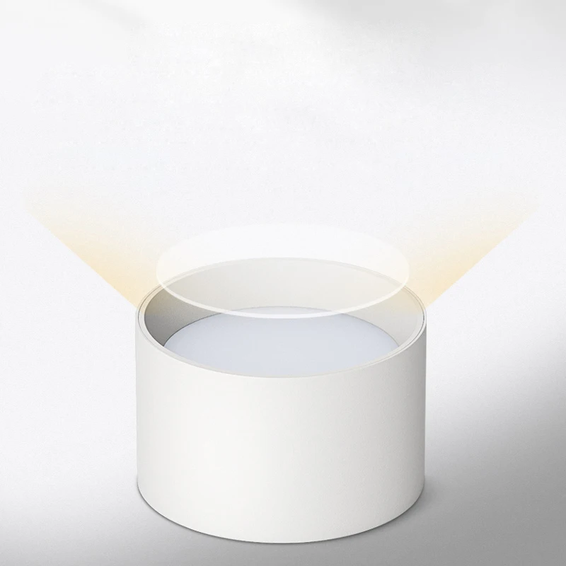 고품질 소형 천장 램프 표면 장착 LED 다운라이트 (거실, 침실, 주방, 복도용) 220V 12W 15W 다운라이트