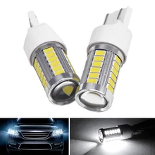 

2pcs Car Reverse Lights Bulbs T20 7443 7440 5630 33SMD LED 6000K White Universal Dome Map Backup Reverse Lights Turn Brake Lamps