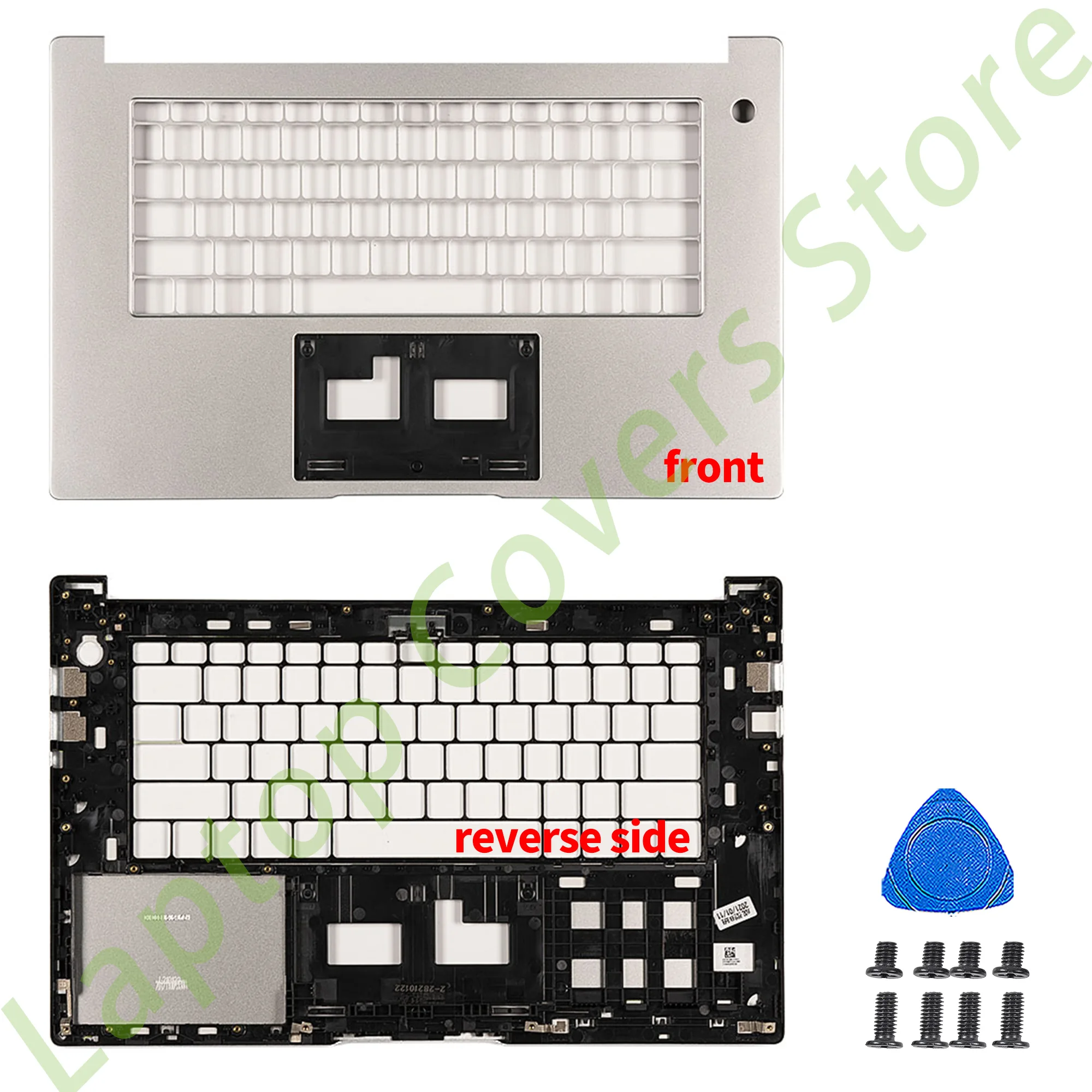 Matebook D15 Boh-WAQ9L BOB-WAE9P BOD-WFH9 WDH9 Bob LCD 후면 커버, 전면 베젤 하단 케이스, 후면 뚜껑 실버, 노트북 커버, 신제품