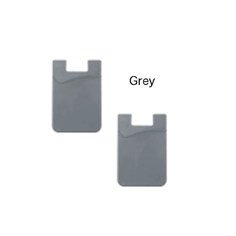 2-Pack Adhesive Silicone Card Holder