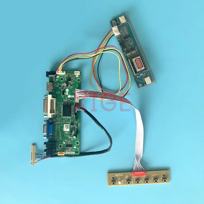 

For LTM185AT01 LTM185AT02 LQ185T1LGN2 Controller Driver Board 2CCFL LVDS-30Pin DIY Kit 1366*768 HDMI-Compatible Display DVI VGA