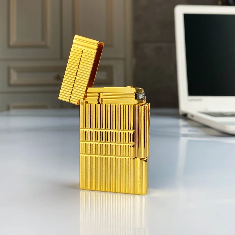Encendedor de Gas Vintage for Men and Women, Carcasa de Cigar Viento, High Quality, New