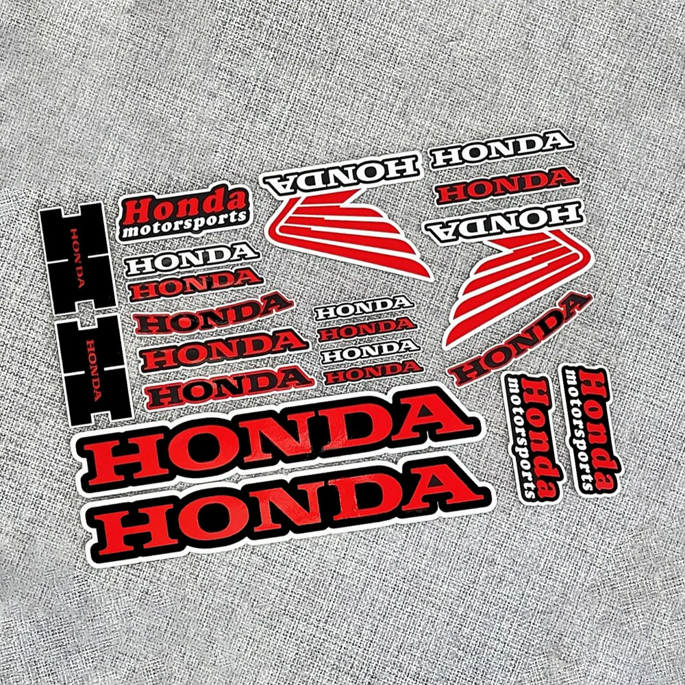 car Motorcycle honda stickers logo Bike Helmet decal cb650r cbr forza pcx 125 x adv 350 750 nc750x cb500x hornet 600 shadow motorcycle stickers