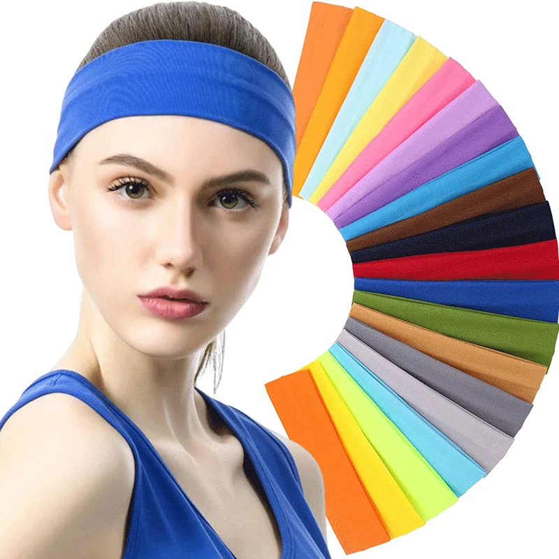 

Fashion Cotton Headbands Non Slip Elastic Soft Fabric Hair Bands for Women's Hair Hairband Twisted Knotted Headwrap Accessories