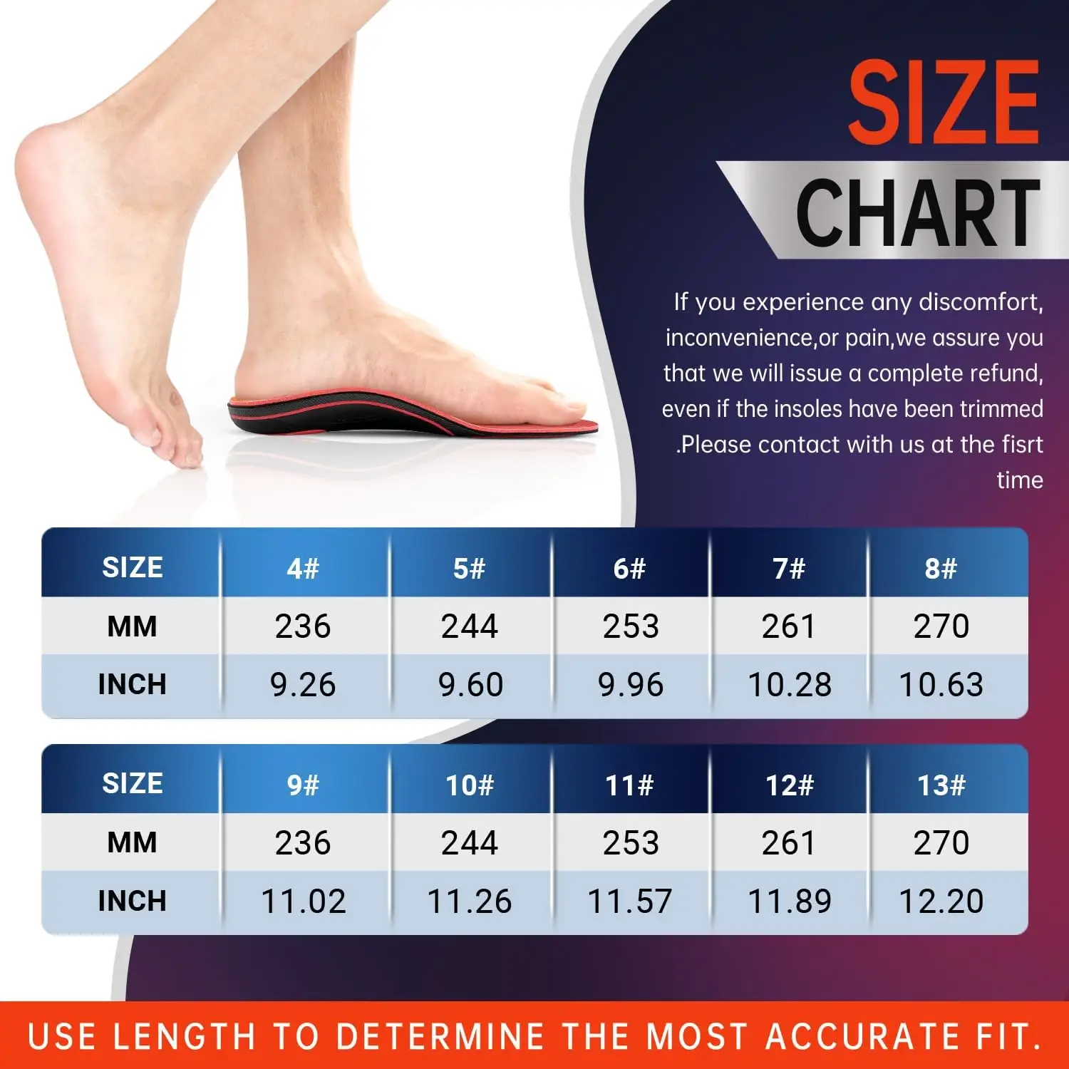 PCSsole Work Comfort High Arch Support Insoles 220+ lbs Heavy Duty Orthotic Inserts with Shock Absorption for Plantar Fasciitis