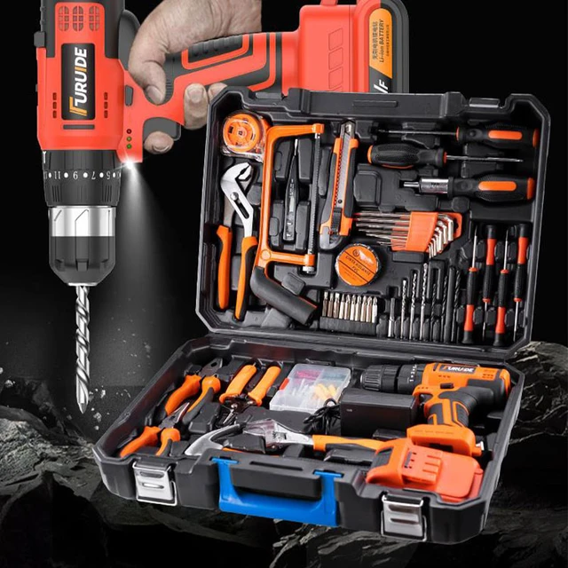 Cordless Power Tool Combo Sets  Cordless Power Tool Combo Kits - 68vf  Electric Drill - Aliexpress