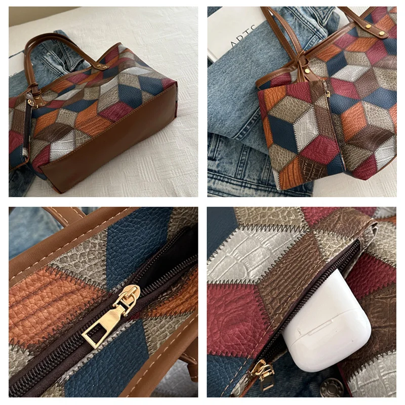 حقيبة من الجلد الصناعي