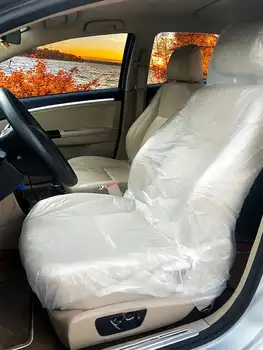 Coprisedili per auto usa e getta da 100 pezzi: un "conveniente scudo" per la protezione multi-scenario, previene macchie di seggiolini auto.