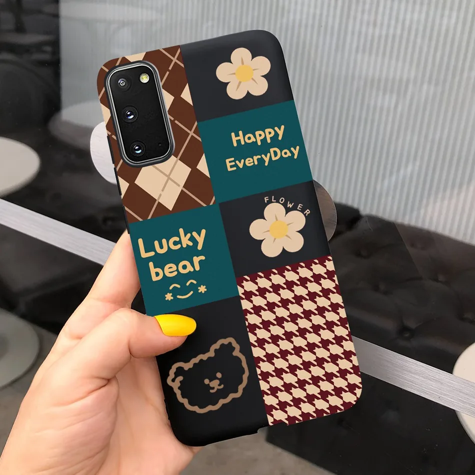 Fashion Cute Cartoon Soft Candy Color Silicone Phone Case Cover