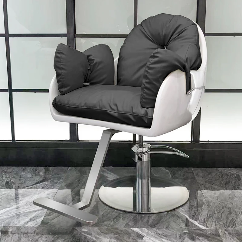 Cosmetic Luxury Barber Chairs Modern Design Stylist Stool Swivel Chair Beauty Pedicure Sedia Girevole Salon Furniture HD50LF barber modern shampoo chair salon luxury simplicity hair washing chair makeup speciality sedia per shampoo furniture hd50xf