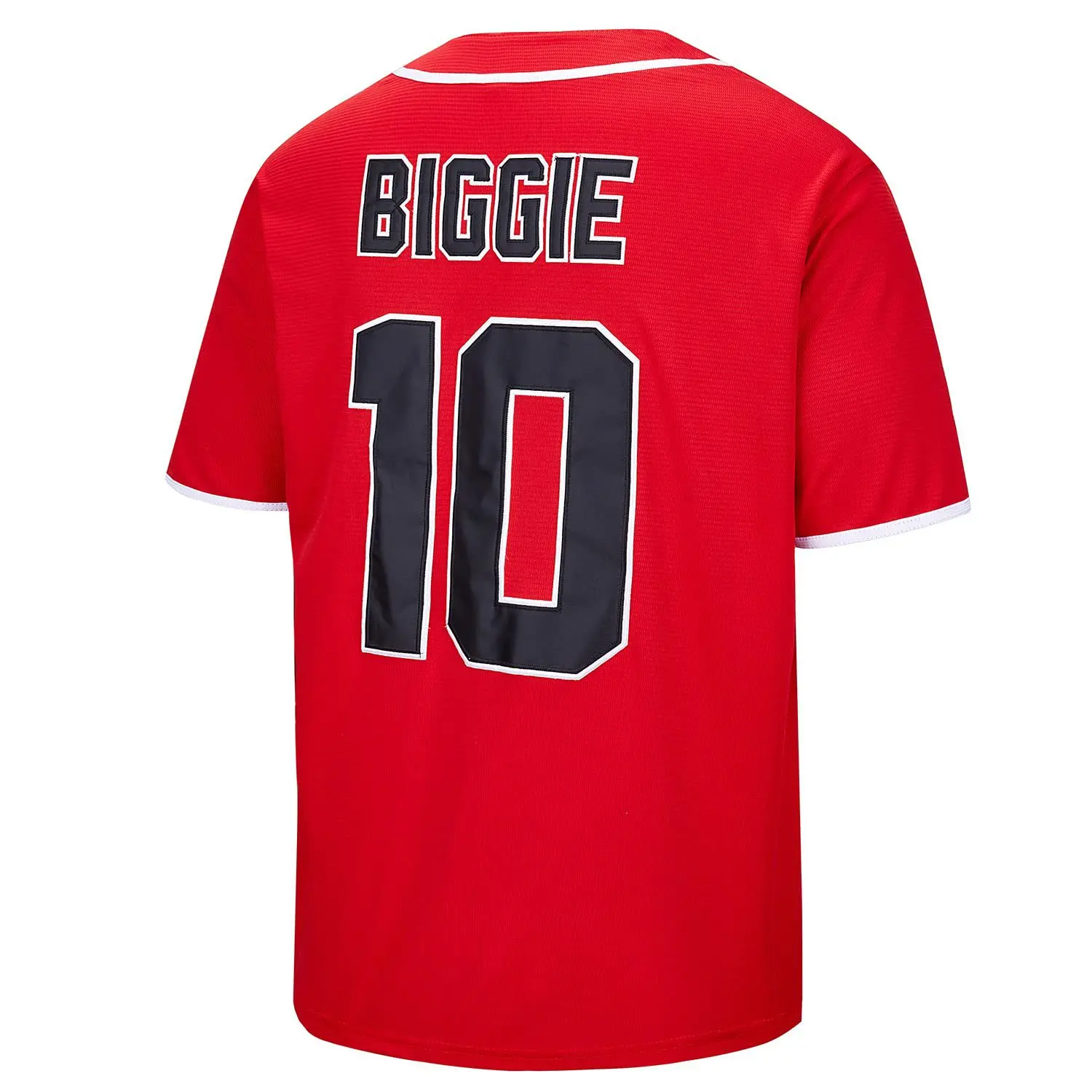 Bad Boy MOVIE Black #10 Biggie Baseball Jersey Movie Jerseys Stitched Baseball Jerseys