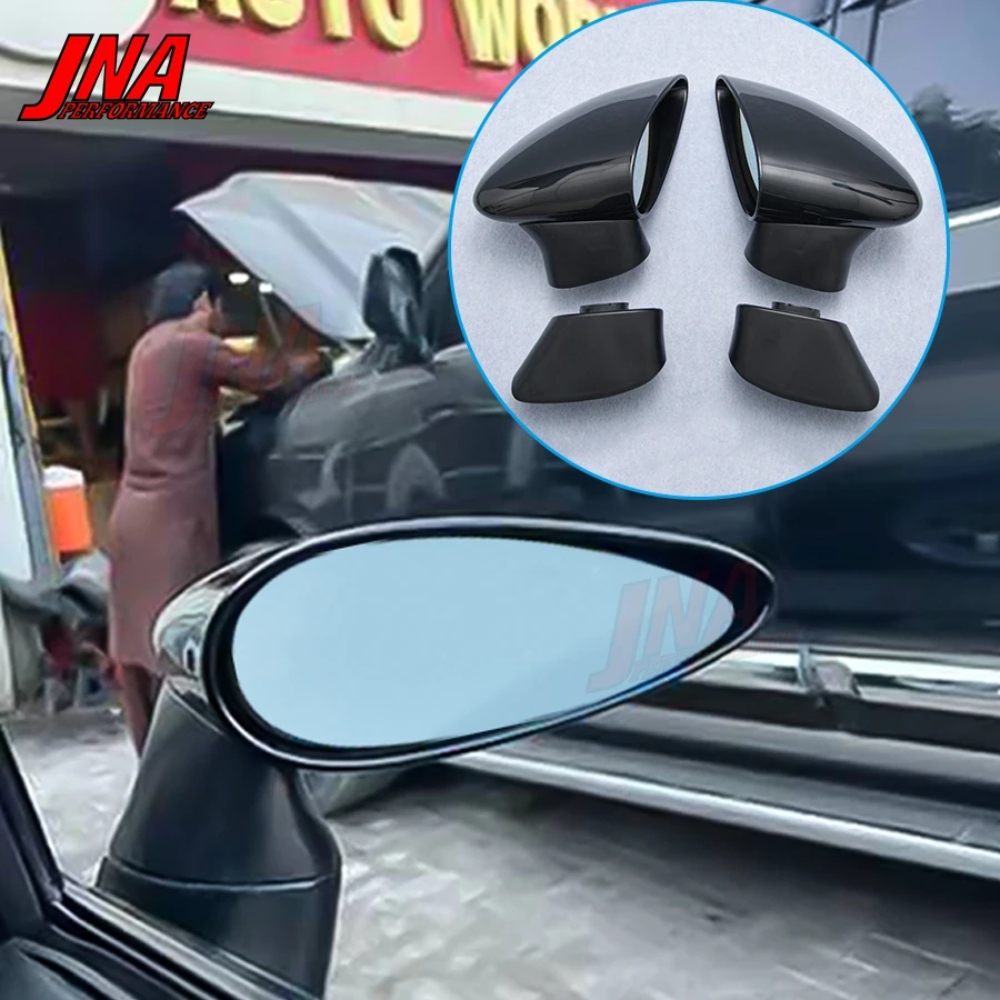 GaofeiLTF ミラーキャップカバー 第10世代 ホンダ シビック 2016-2021 セダン クーペ ハッチバック クライダー Envix  リアルカーボンファイバー ムゲンスタイル 車のサイドドア バックミラー キャップ トリム ダイレクトアドオンタイプ 車のバックミラーハウジング For CIVIC 11th 2022 Carbon Fiber Style Rear View Sid