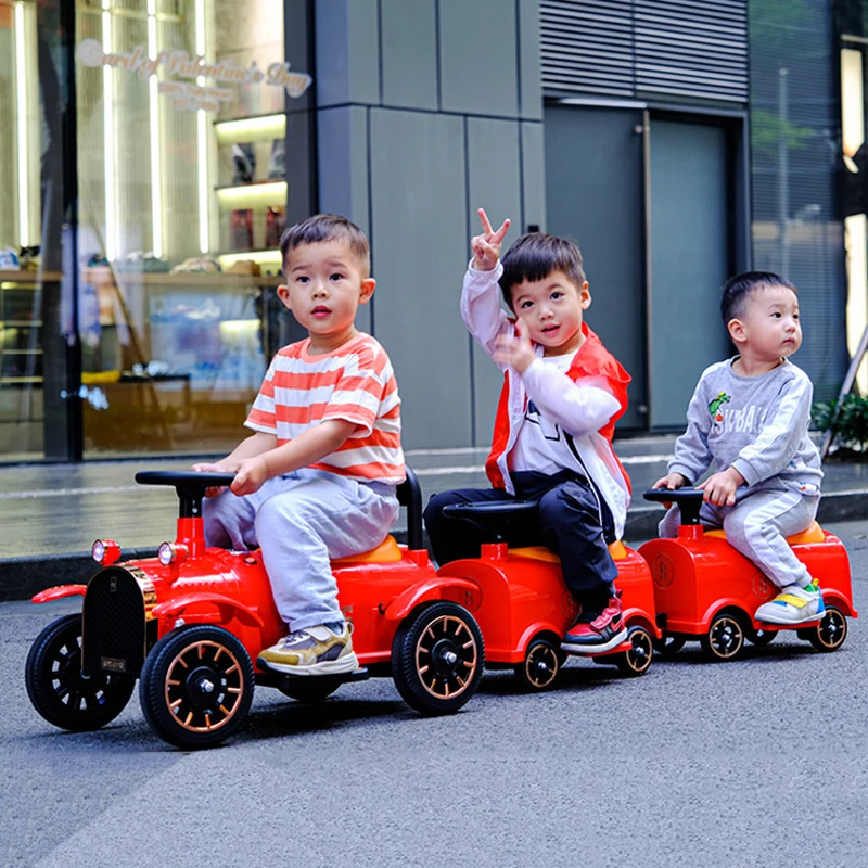 Criança Trem Elétrico Crianças Equitação Brinquedo Ailway Modelo Clássico  Pode Transportar Trem Ferroviário Carro Das Crianças Bebê Walker Brinquedos  Presentes - Carros Infantis Para Passeios - AliExpress