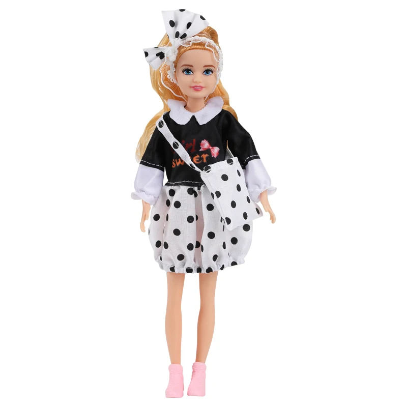 Kawaii Little Girls Fashion Dolls - 7 Inch Female Figures for DIY Playhouse Fun and Gifts