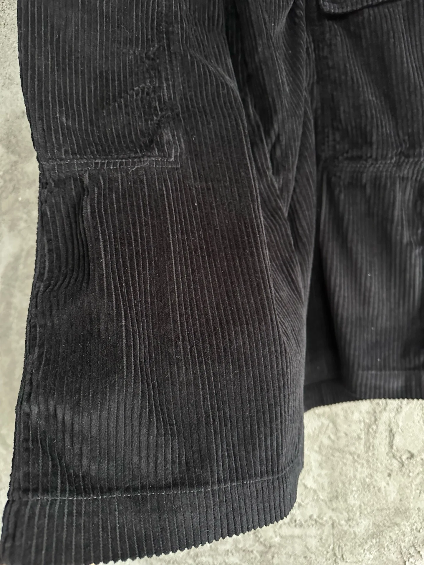 Description Picture 5 of itemmen wide leg corduroy cargo flare pants