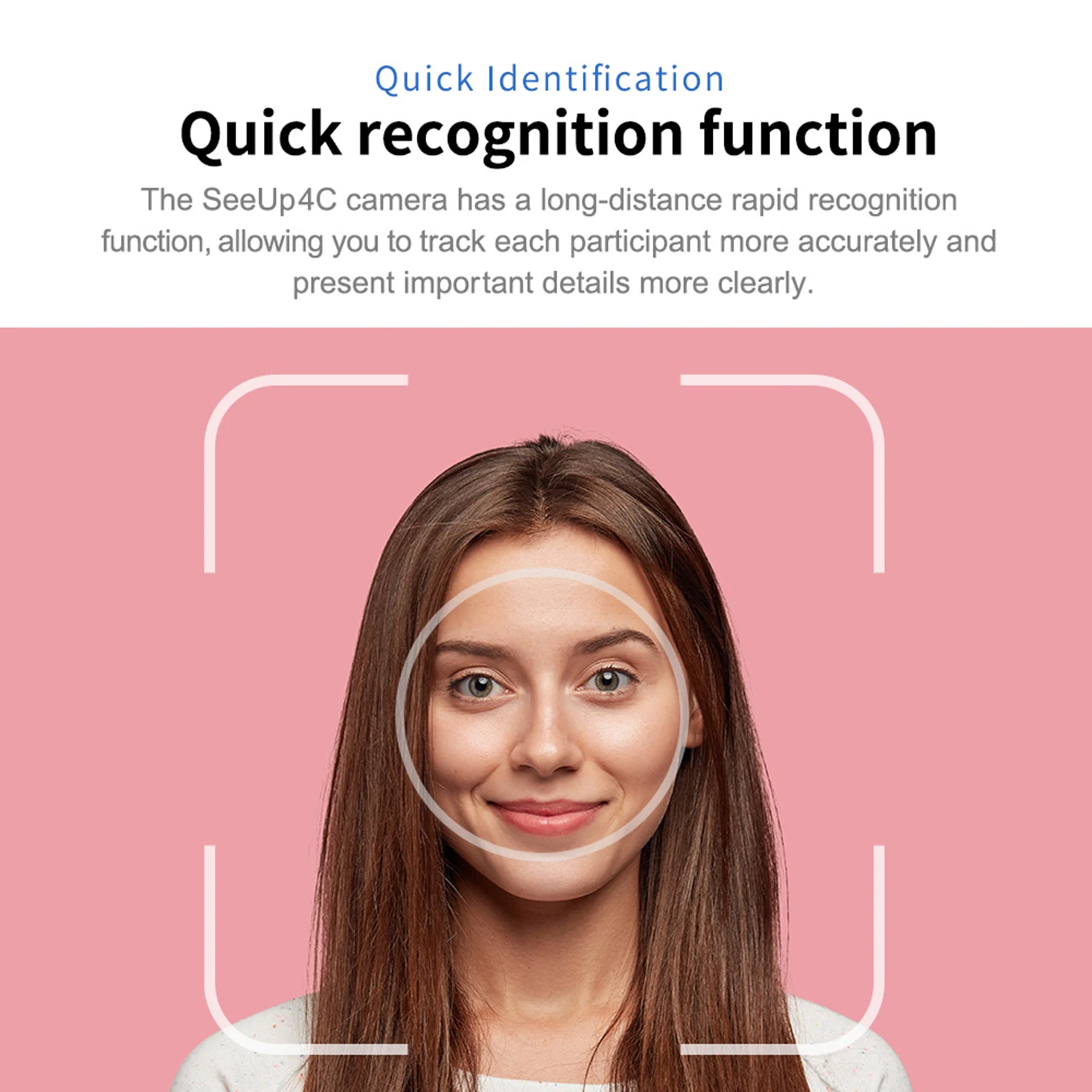 4K Camera USB Webcam HD Video Conference Camera with Microphone and Speaker AI Face Tracking Auto Focus 360&deg; Voice Pickup