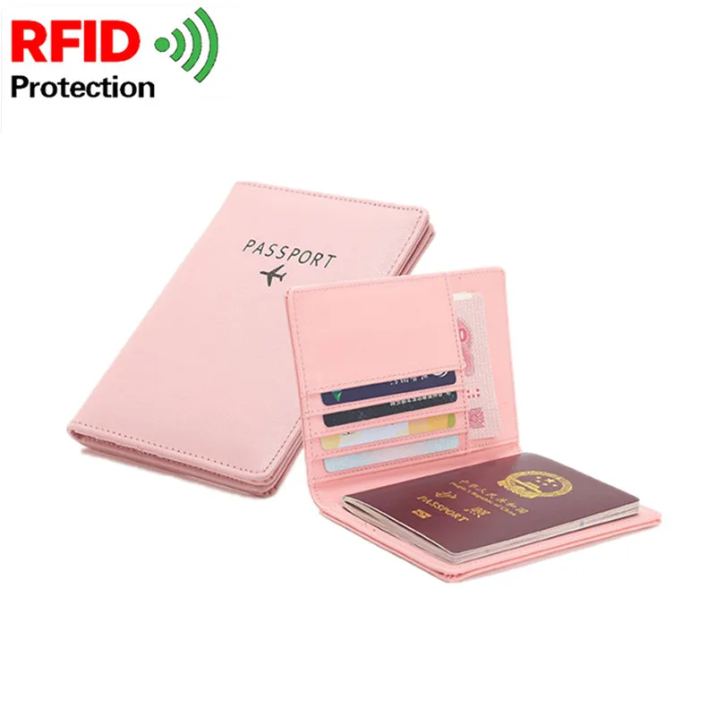 PU Rifd wallet Multifunction Passport Cover Travel Accessories ID Bank Credit Card Bag Women Business Holder | Багаж и сумки