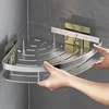 Bathroom Shelf Kitchen Storage Organizer Aluminum Alloy Shampoo Rack Shower Shelf Bathroom Accessories No Drill Shelf Mini shelf 5