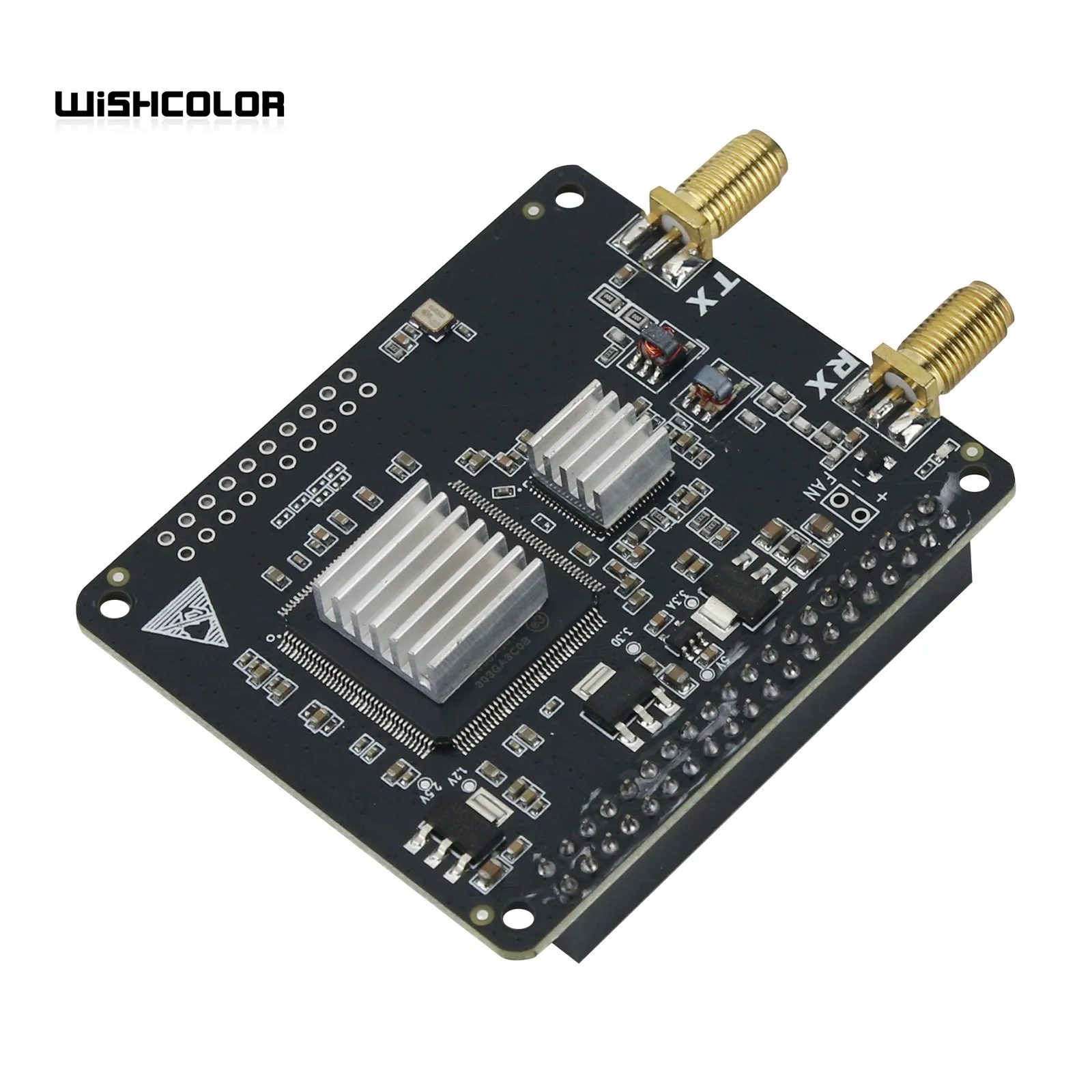 Hamgeek Radioberry V2.0 SDR 라디오 카드 AD9866+10CL016 소프트웨어 정의 라디오 모듈 DIY for Raspberry Pi 4B