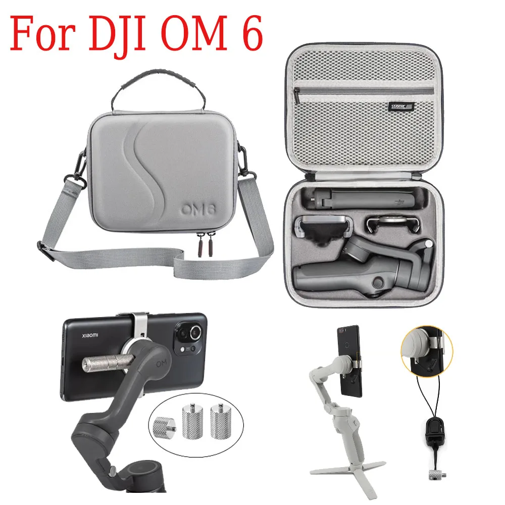 Dji Om 6 Bag Handheld Gimbal Storage Box Pu Bag Shoulder Storage Box Dji Osmo Mobile 6 Palmare Gimbal Balance Contrappeso