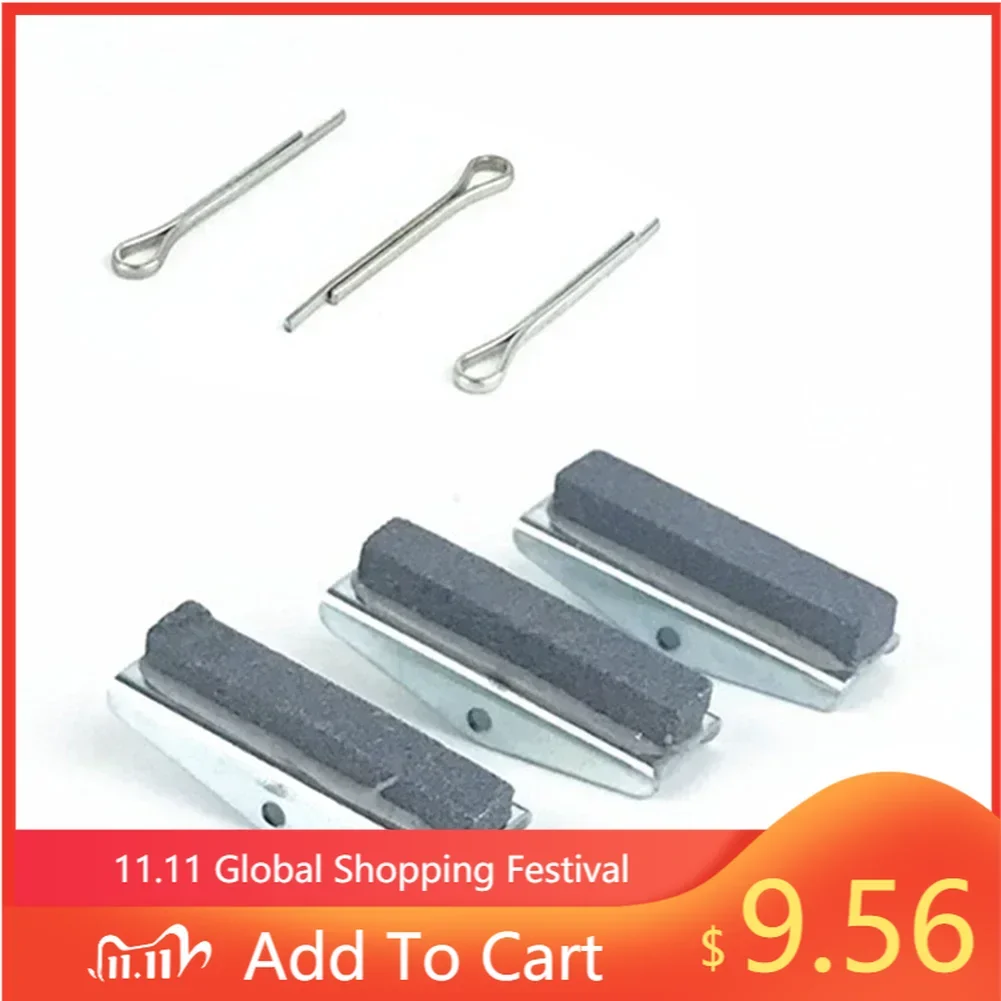 Cylinder Hone 3Pcs Premium Engine Cylinder Hone Replacement Stones 1 1/8 Long 220 Grit Long Lasting Performance