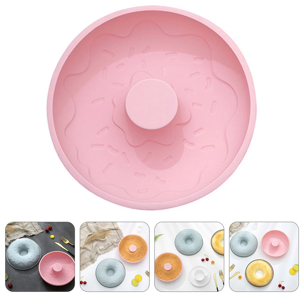 

Doughnut Mold DIY Doughnut Baking Mold Mousse Silicone Cake Molds Donut Casting Mould Baking Supplies 21.5cm