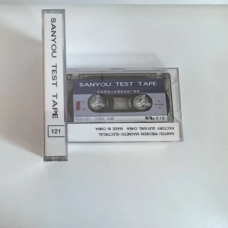 TEST TAPE SANYOU TCC-121 315HZ-4DB LEVEL ADJUSTMENT Recording reference level