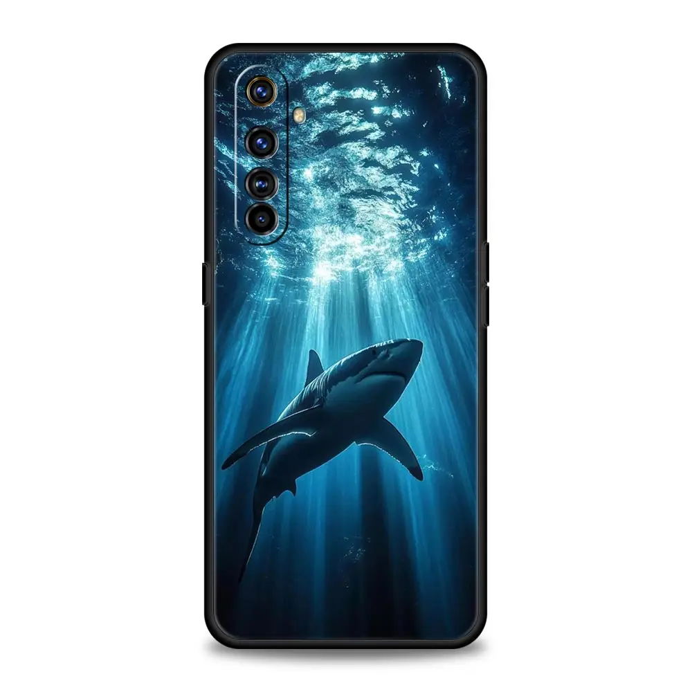 Shark-Themed Protective Phone Case Cover
