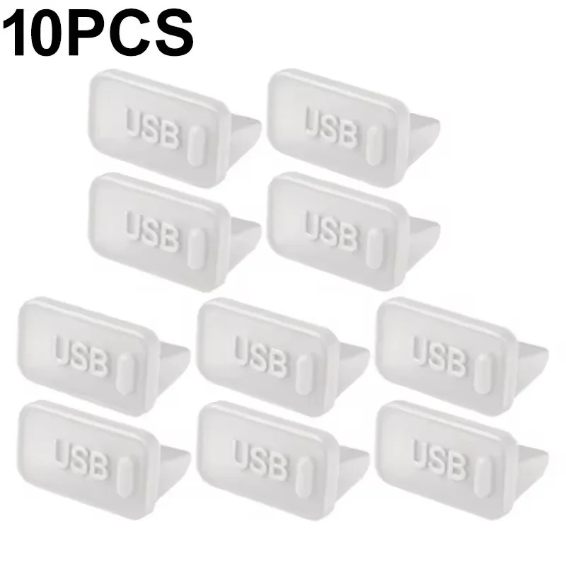Silicone Dustproof Caps for USB Charging Ports - Protective Dust Plugs for Laptops and Notebooks