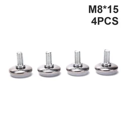 Set of 4 Adjustable Steel Furniture Legs with Anti - Slip Base and Leveling Feet (Type 2)