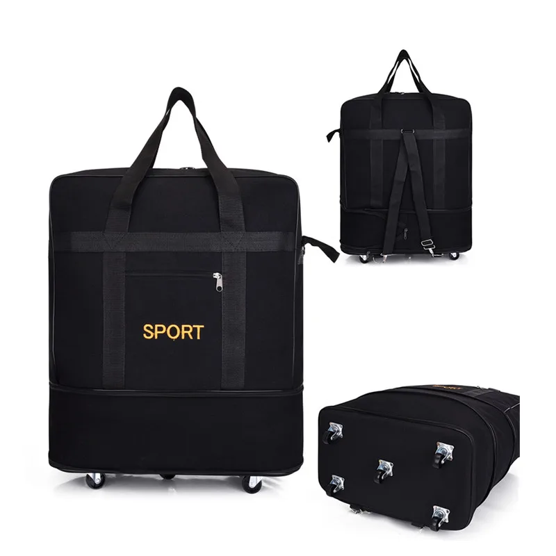 Luggage Bag With Wheels Air Checked Bag Luggage Travel Foldable Moving