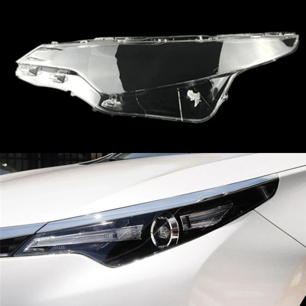 

Car Front Headlight Glass Headlamp Transparent Lampshade Lamp Shell Auto Light Caps Lens Cover For Toyota Levin 2014 2015