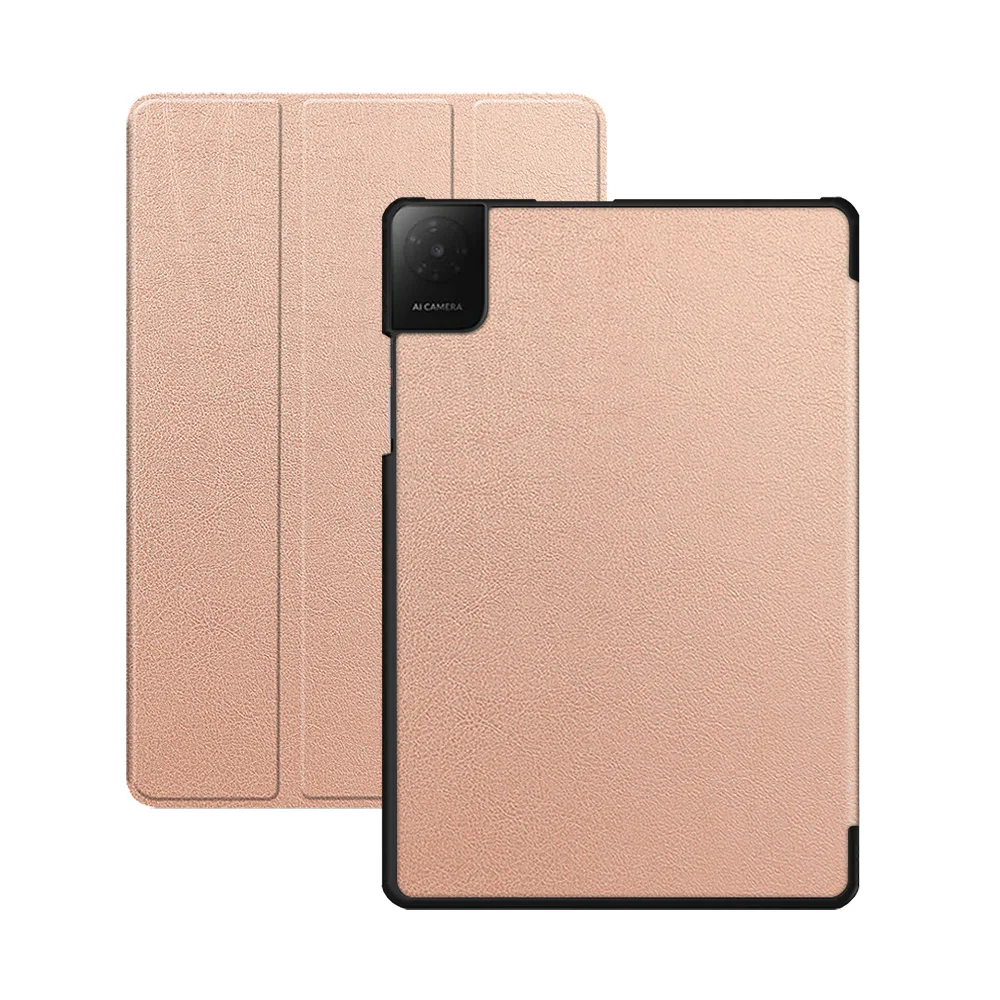 Smart Tri-Fold Folio Case with Hard PC Back