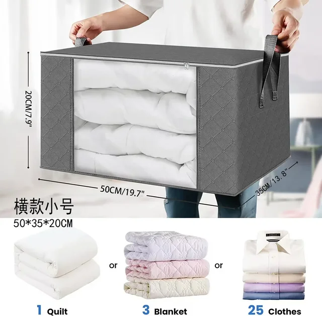 1/3pcs Large Capacity Clothes Storage Bag 6