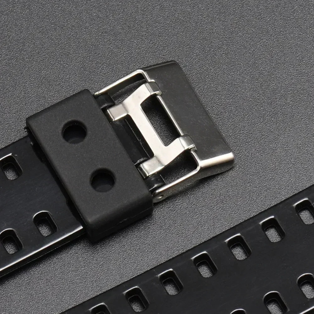 Enhanced Silicone Resin Watch Strap, 16mm, Compatible with Popular G-Shock Series