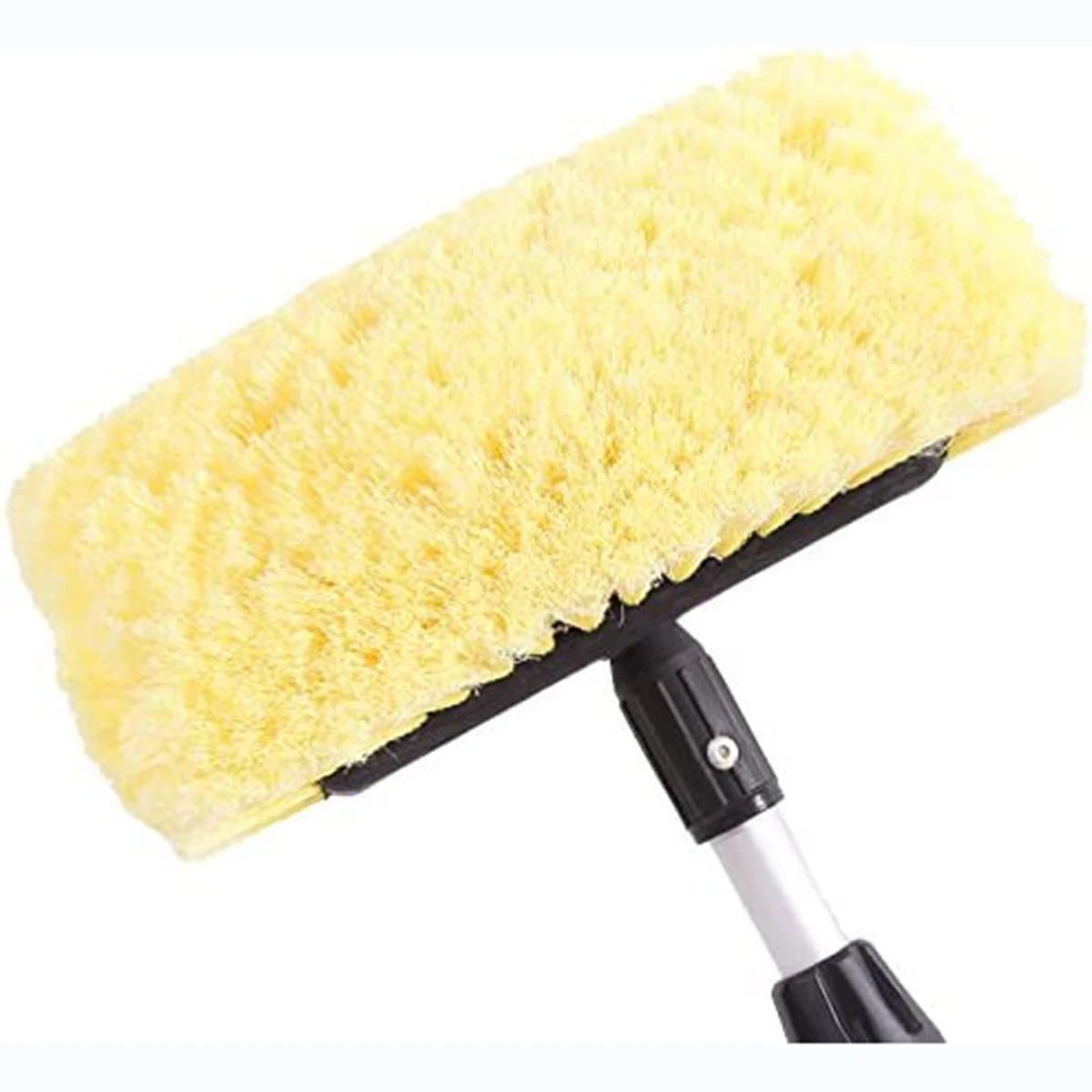 Spazzola Per Lavaggio Auto Con Asta Curva E Estensibile - 43 Pollici, Testina In Microfibra, Per Auto, Camion E Roulotte - Foto 4